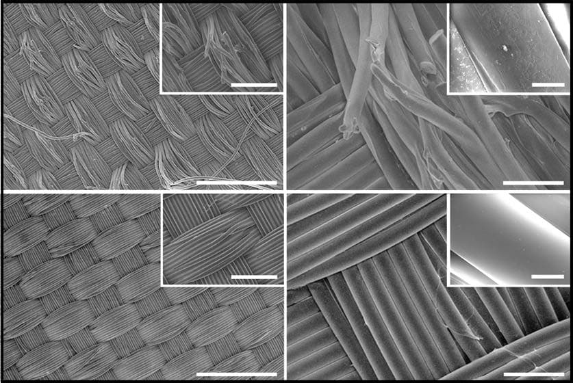 Thumbnail for: This new fabric coating could drastically reduce microplastic pollution from was